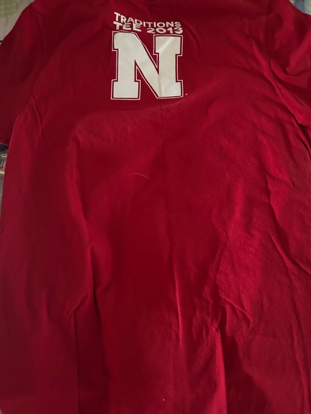 Adidas Be Husker Red" Graphic T-Shirt - Red Nebraska Cornhuskers - Picture 3 of 4